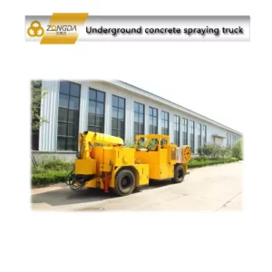 underground-concrete-spraying-truck